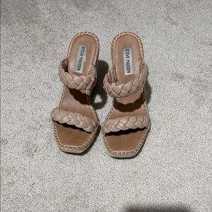 Steve Madden Women's Cream Braided Espadrilles
